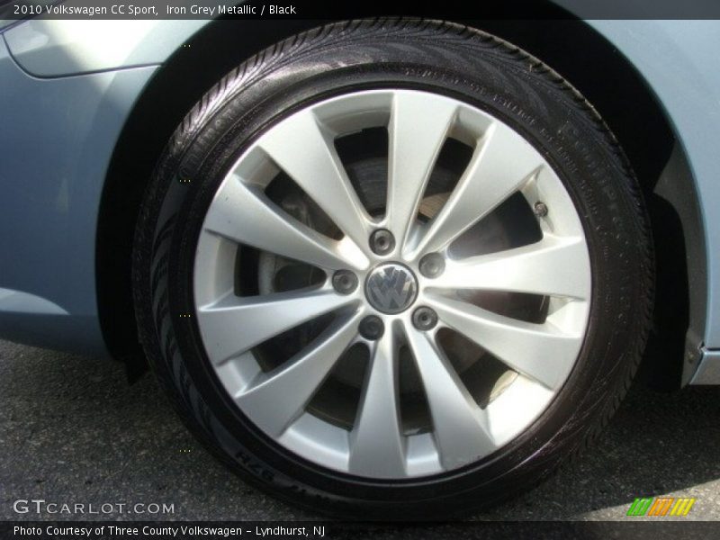 Iron Grey Metallic / Black 2010 Volkswagen CC Sport