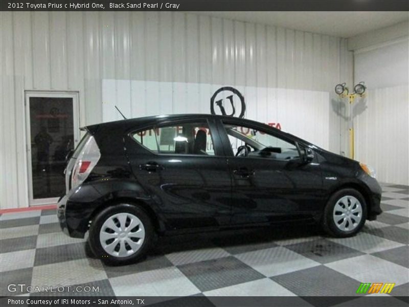 Black Sand Pearl / Gray 2012 Toyota Prius c Hybrid One