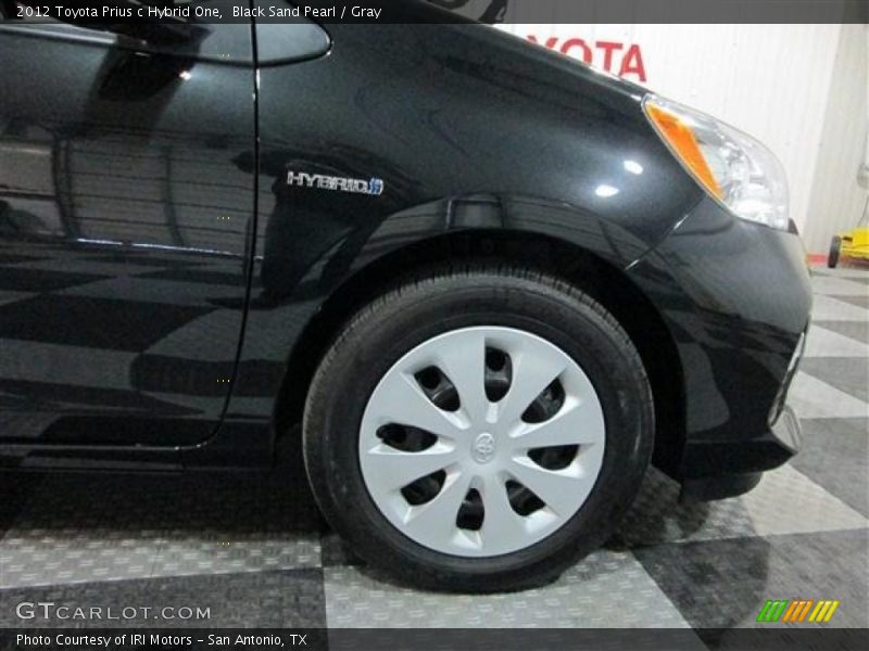 Black Sand Pearl / Gray 2012 Toyota Prius c Hybrid One