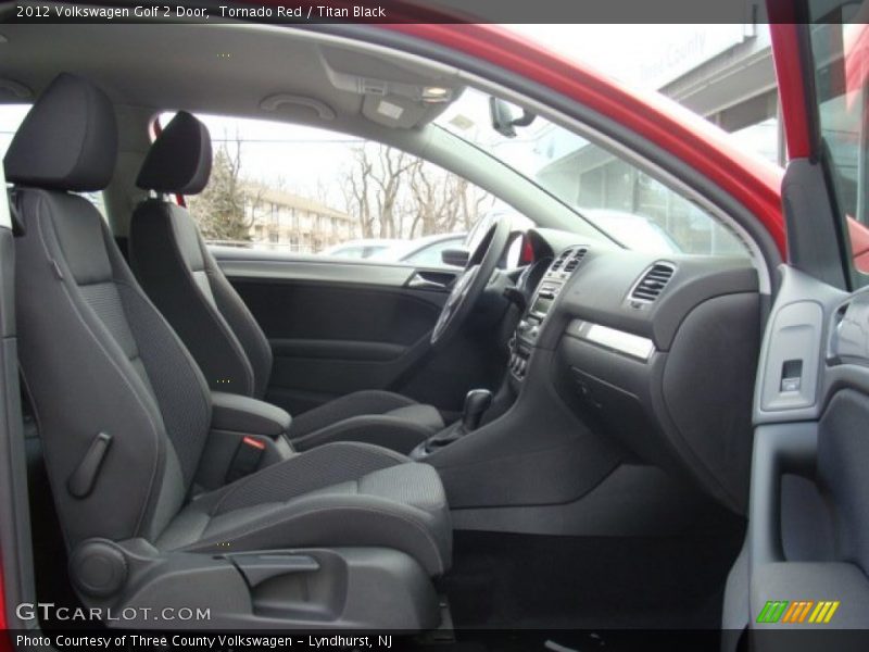 Tornado Red / Titan Black 2012 Volkswagen Golf 2 Door