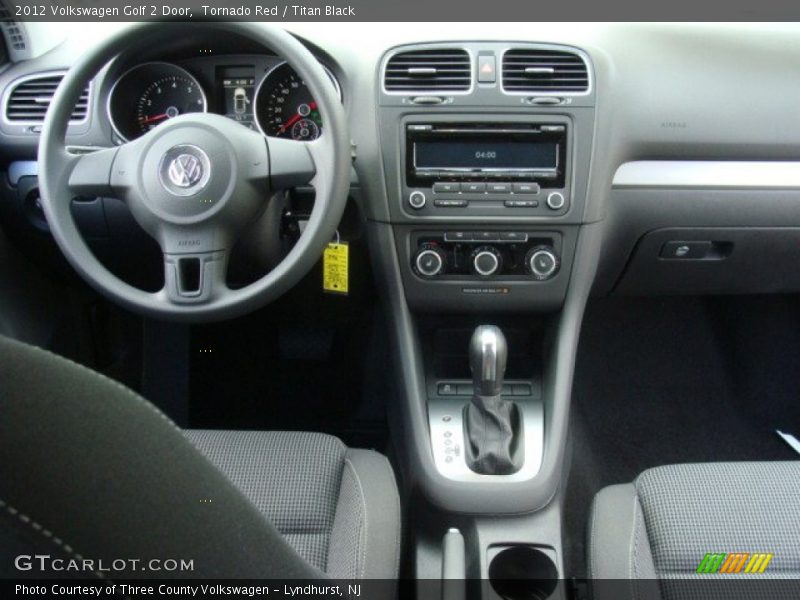 Tornado Red / Titan Black 2012 Volkswagen Golf 2 Door