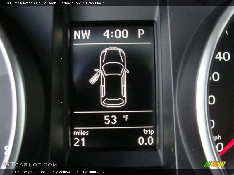 Tornado Red / Titan Black 2012 Volkswagen Golf 2 Door