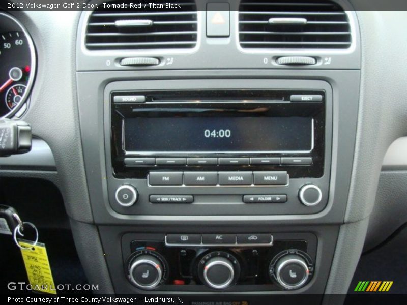 Tornado Red / Titan Black 2012 Volkswagen Golf 2 Door