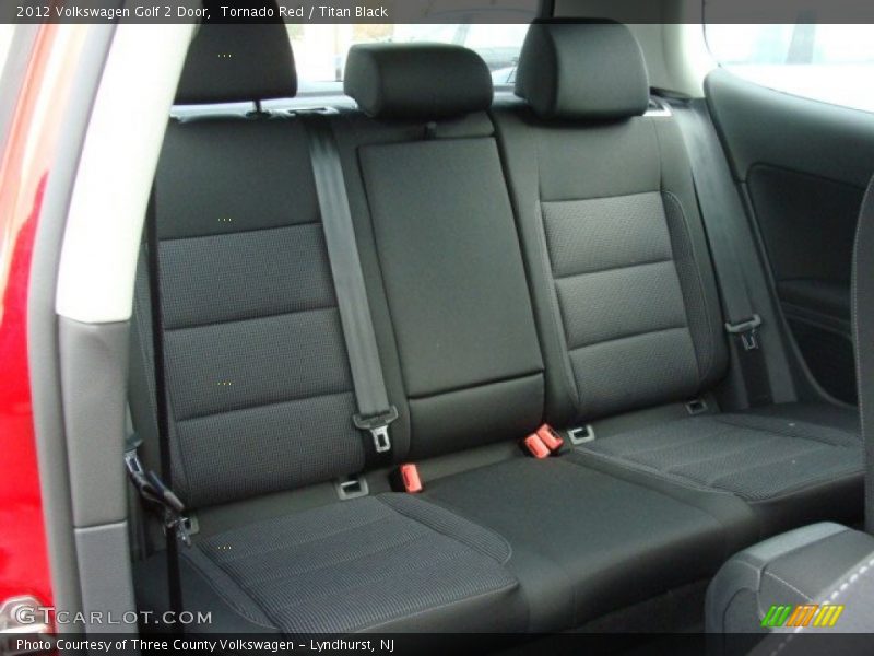Tornado Red / Titan Black 2012 Volkswagen Golf 2 Door
