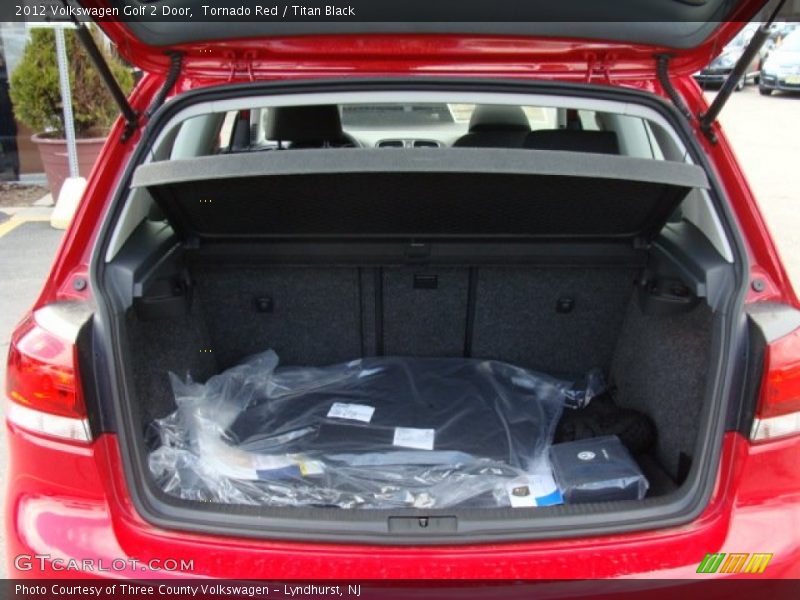 Tornado Red / Titan Black 2012 Volkswagen Golf 2 Door