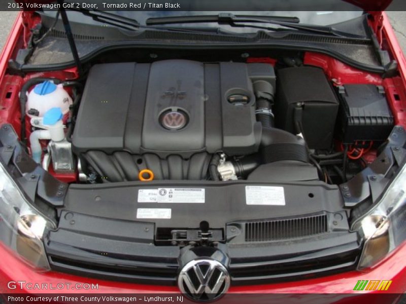 Tornado Red / Titan Black 2012 Volkswagen Golf 2 Door