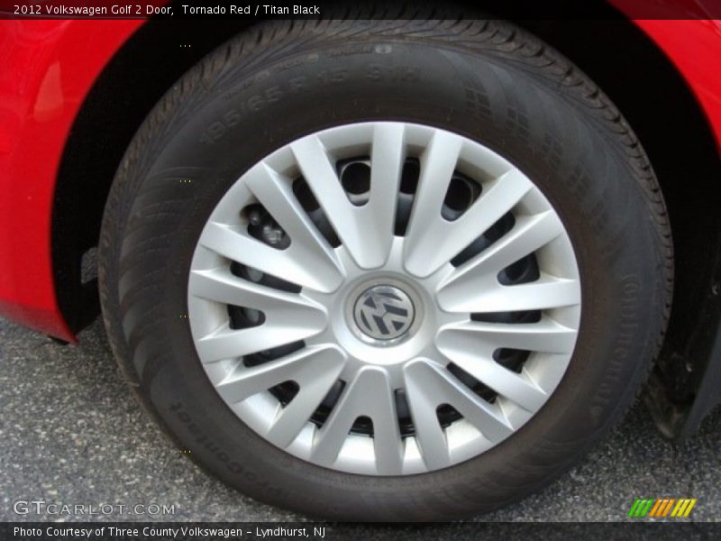 Tornado Red / Titan Black 2012 Volkswagen Golf 2 Door