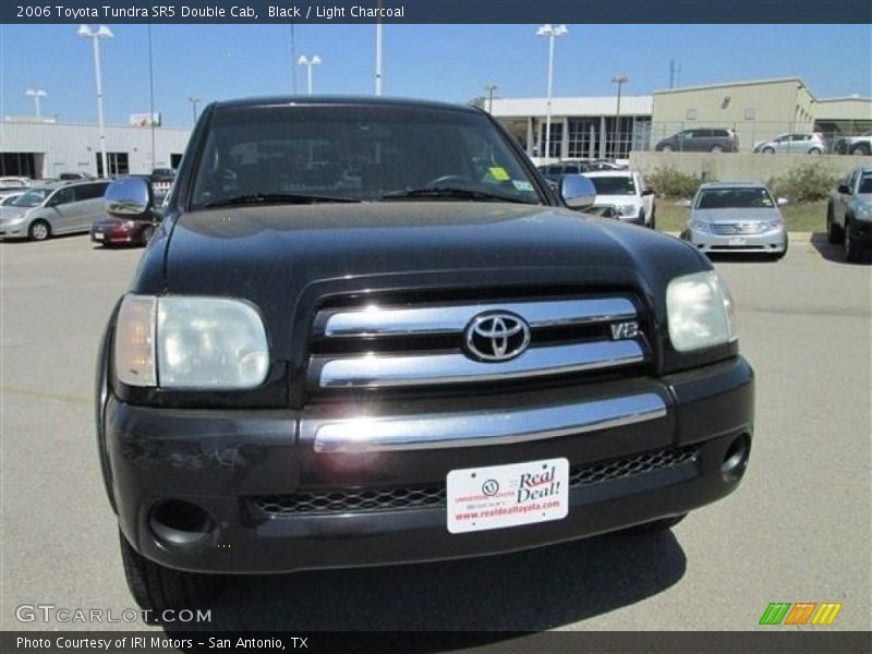 Black / Light Charcoal 2006 Toyota Tundra SR5 Double Cab