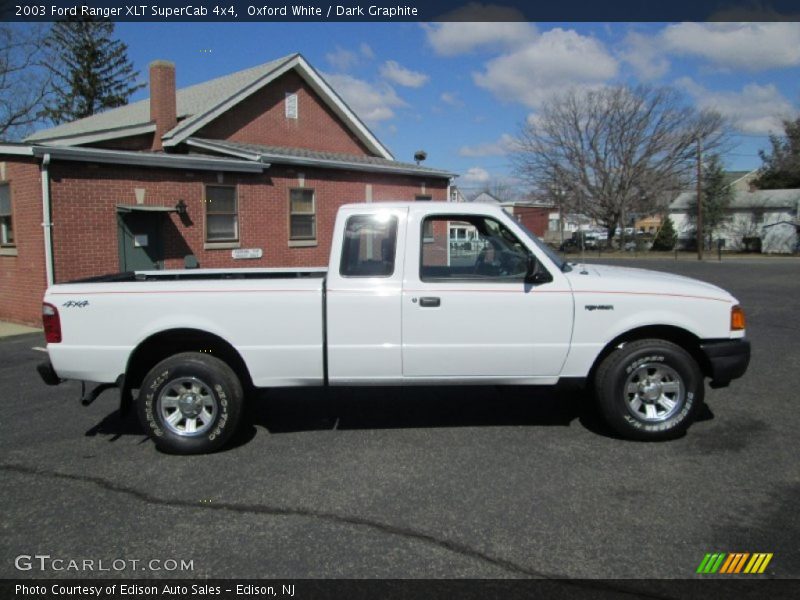 Oxford White / Dark Graphite 2003 Ford Ranger XLT SuperCab 4x4