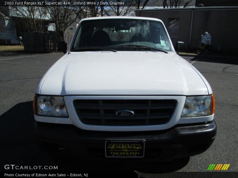 Oxford White / Dark Graphite 2003 Ford Ranger XLT SuperCab 4x4