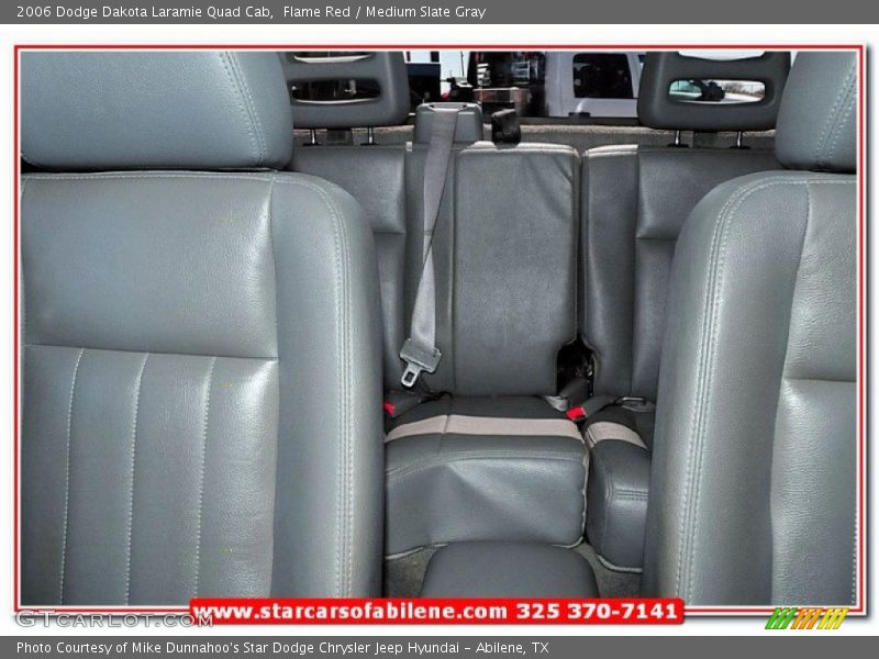 Flame Red / Medium Slate Gray 2006 Dodge Dakota Laramie Quad Cab