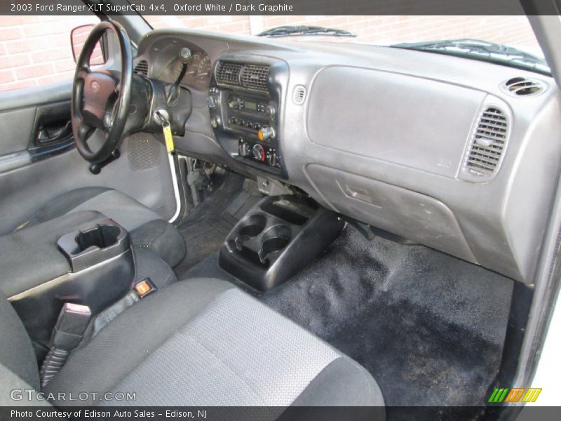 Oxford White / Dark Graphite 2003 Ford Ranger XLT SuperCab 4x4