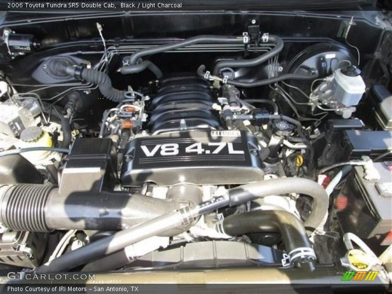 Black / Light Charcoal 2006 Toyota Tundra SR5 Double Cab