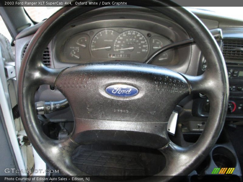 Oxford White / Dark Graphite 2003 Ford Ranger XLT SuperCab 4x4