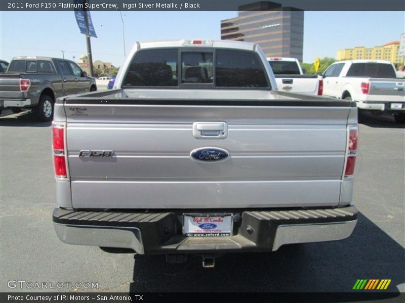 Ingot Silver Metallic / Black 2011 Ford F150 Platinum SuperCrew