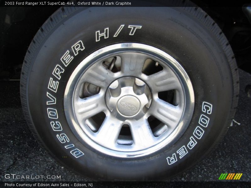 Oxford White / Dark Graphite 2003 Ford Ranger XLT SuperCab 4x4