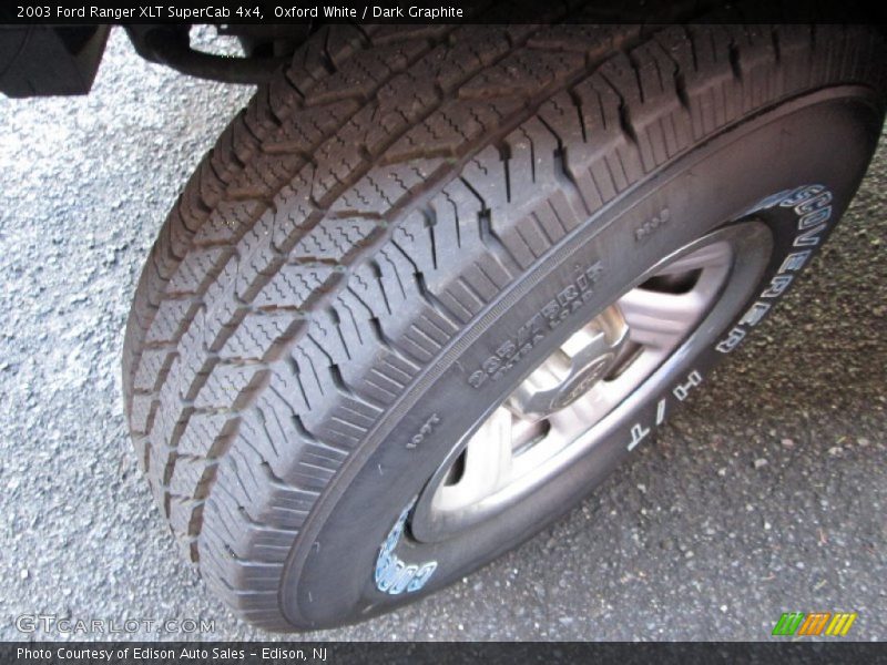 Oxford White / Dark Graphite 2003 Ford Ranger XLT SuperCab 4x4