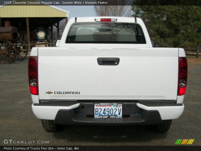 Summit White / Medium Pewter 2006 Chevrolet Colorado Regular Cab