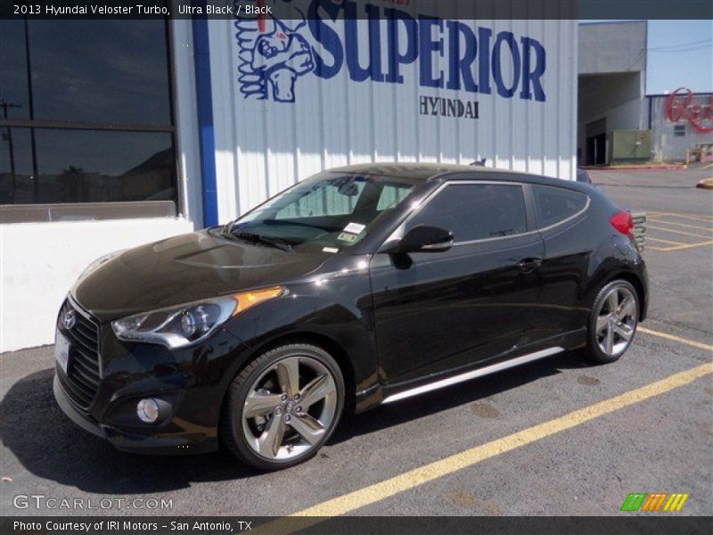 Ultra Black / Black 2013 Hyundai Veloster Turbo
