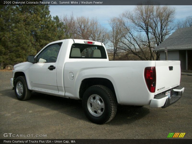 Summit White / Medium Pewter 2006 Chevrolet Colorado Regular Cab