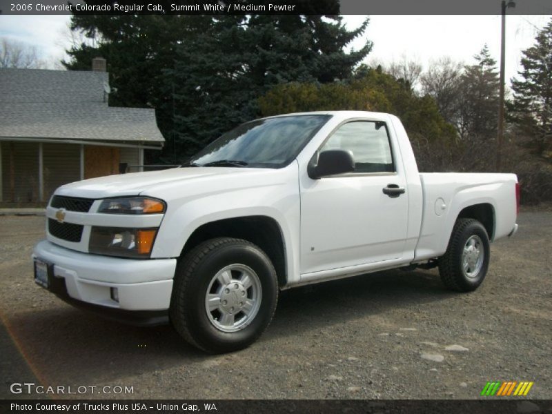 Summit White / Medium Pewter 2006 Chevrolet Colorado Regular Cab