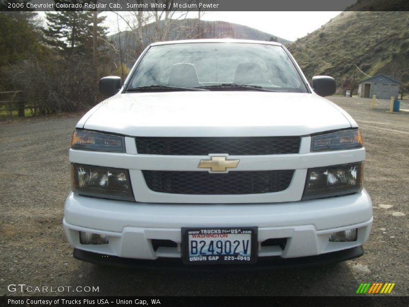 Summit White / Medium Pewter 2006 Chevrolet Colorado Regular Cab