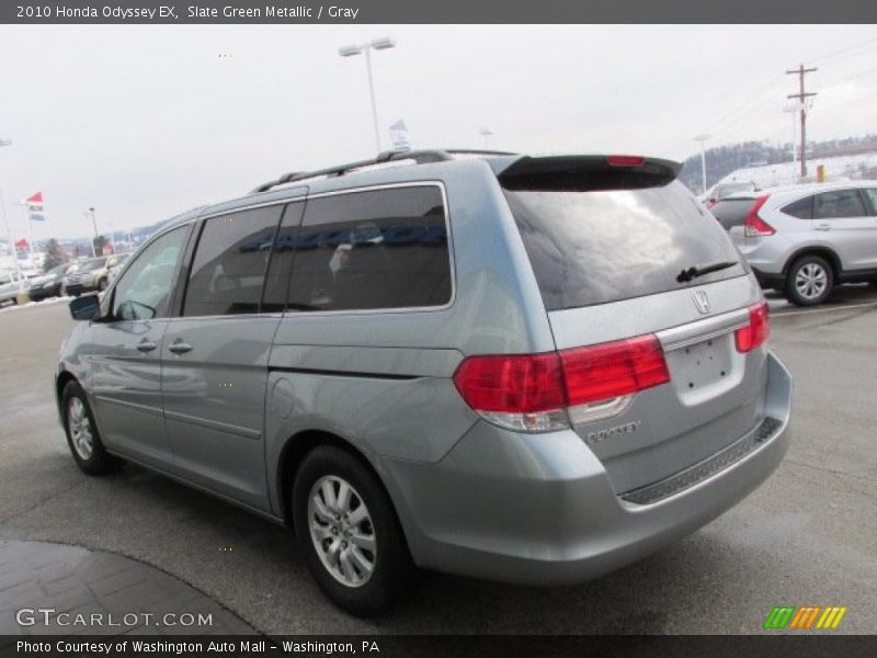Slate Green Metallic / Gray 2010 Honda Odyssey EX