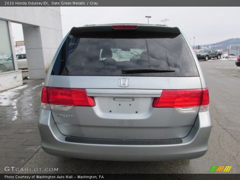 Slate Green Metallic / Gray 2010 Honda Odyssey EX