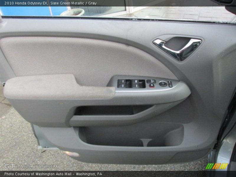 Slate Green Metallic / Gray 2010 Honda Odyssey EX