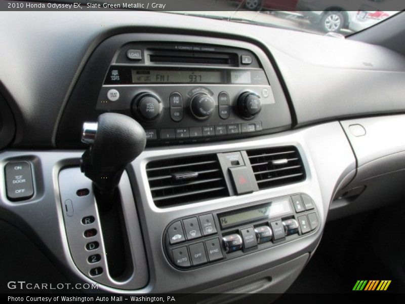 Slate Green Metallic / Gray 2010 Honda Odyssey EX