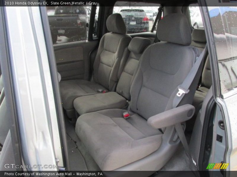 Slate Green Metallic / Gray 2010 Honda Odyssey EX