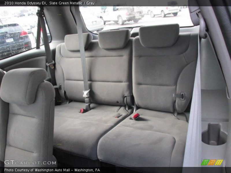 Slate Green Metallic / Gray 2010 Honda Odyssey EX
