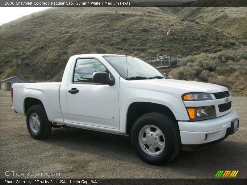 Summit White / Medium Pewter 2006 Chevrolet Colorado Regular Cab