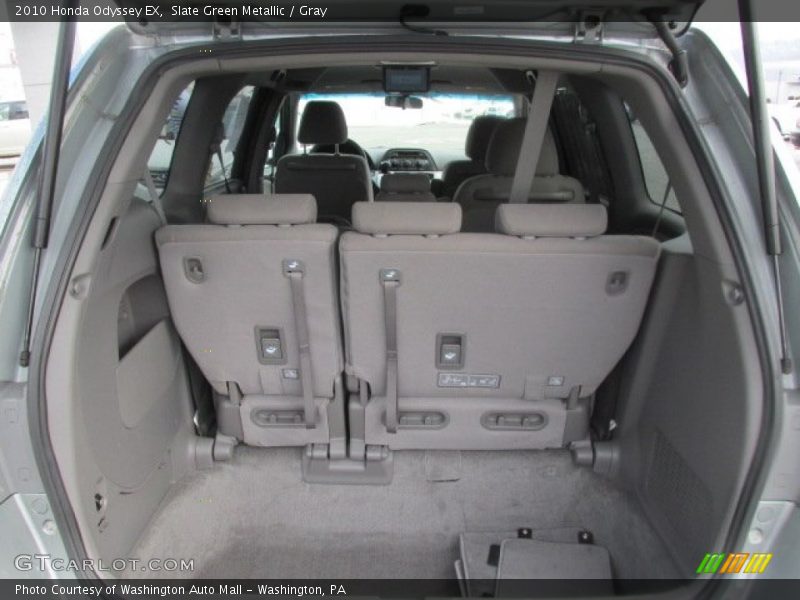 Slate Green Metallic / Gray 2010 Honda Odyssey EX