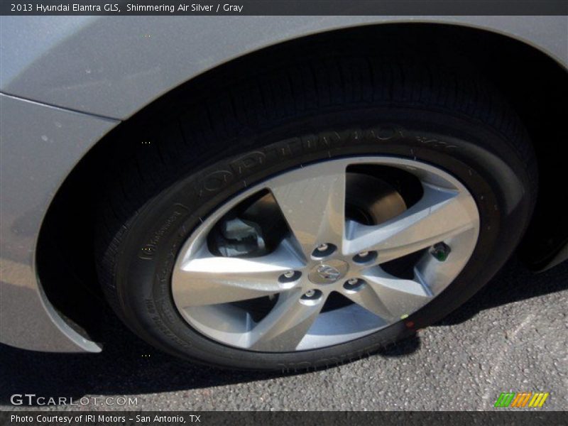 Shimmering Air Silver / Gray 2013 Hyundai Elantra GLS