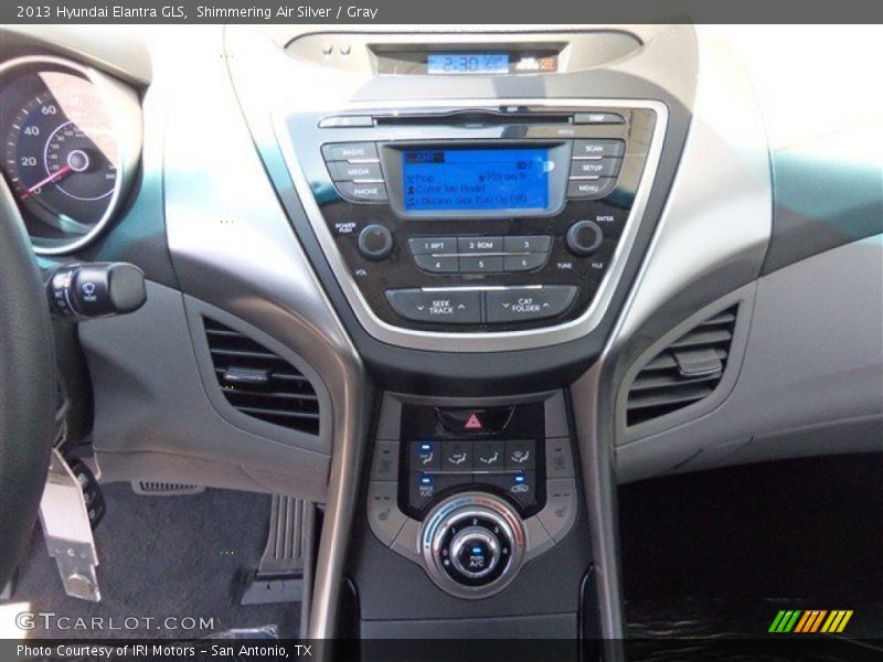 Shimmering Air Silver / Gray 2013 Hyundai Elantra GLS