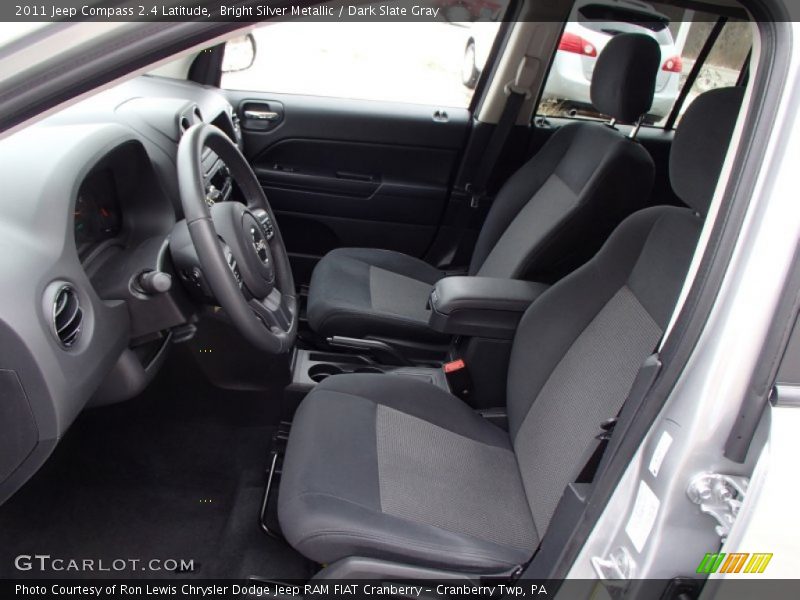 Bright Silver Metallic / Dark Slate Gray 2011 Jeep Compass 2.4 Latitude