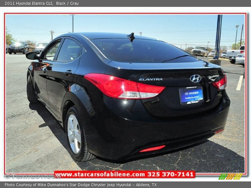 Black / Gray 2011 Hyundai Elantra GLS