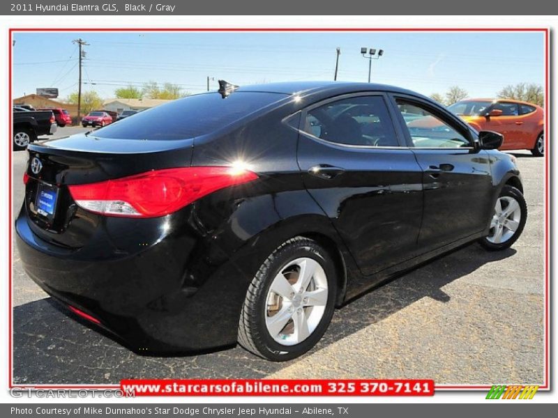 Black / Gray 2011 Hyundai Elantra GLS