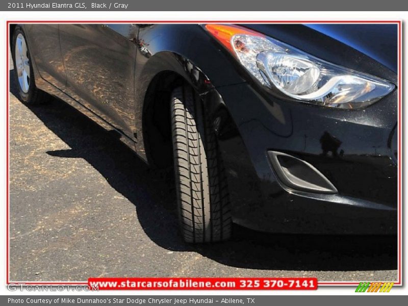 Black / Gray 2011 Hyundai Elantra GLS