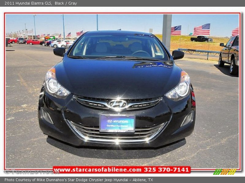 Black / Gray 2011 Hyundai Elantra GLS