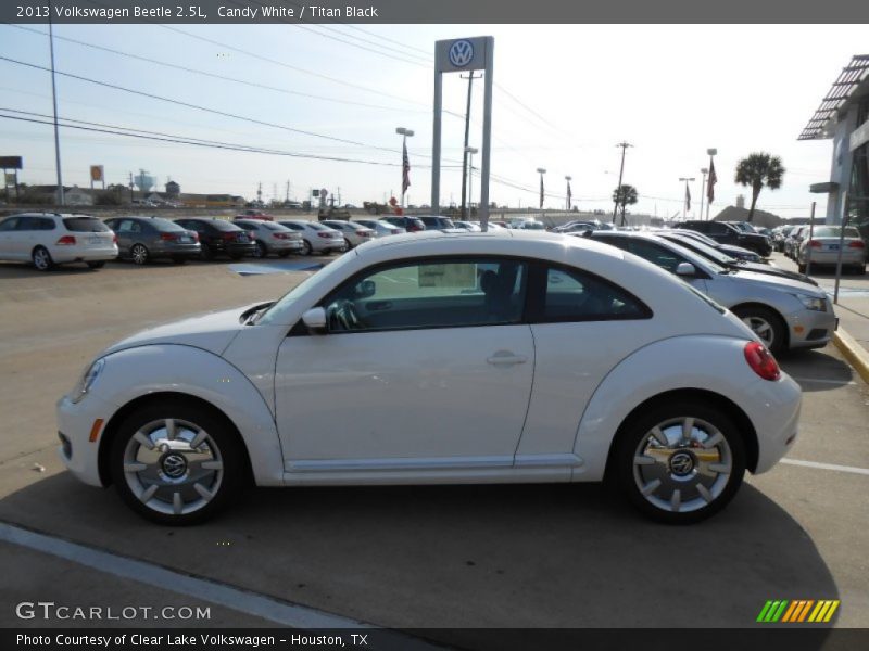 Candy White / Titan Black 2013 Volkswagen Beetle 2.5L