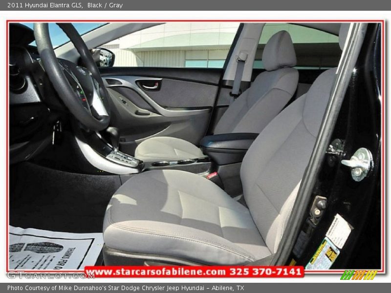 Black / Gray 2011 Hyundai Elantra GLS