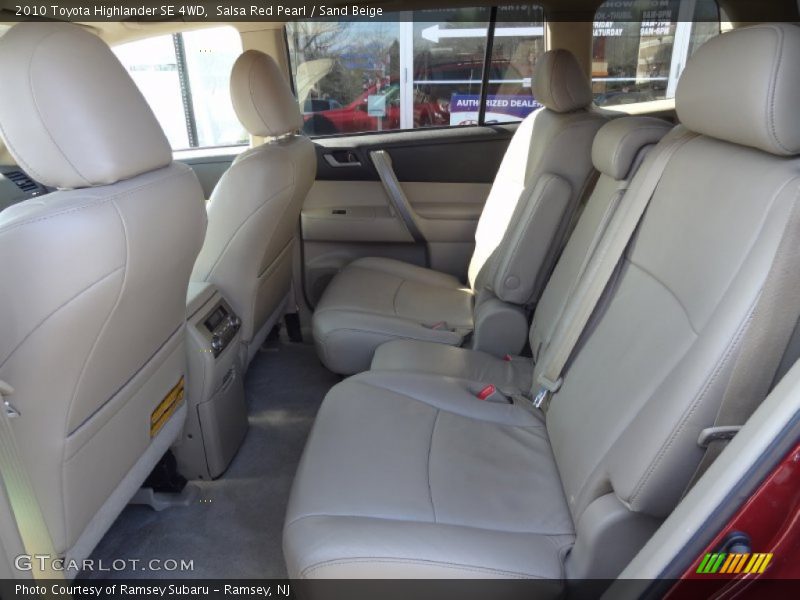Salsa Red Pearl / Sand Beige 2010 Toyota Highlander SE 4WD