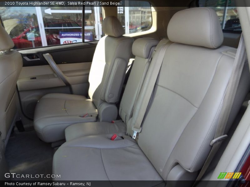 Salsa Red Pearl / Sand Beige 2010 Toyota Highlander SE 4WD