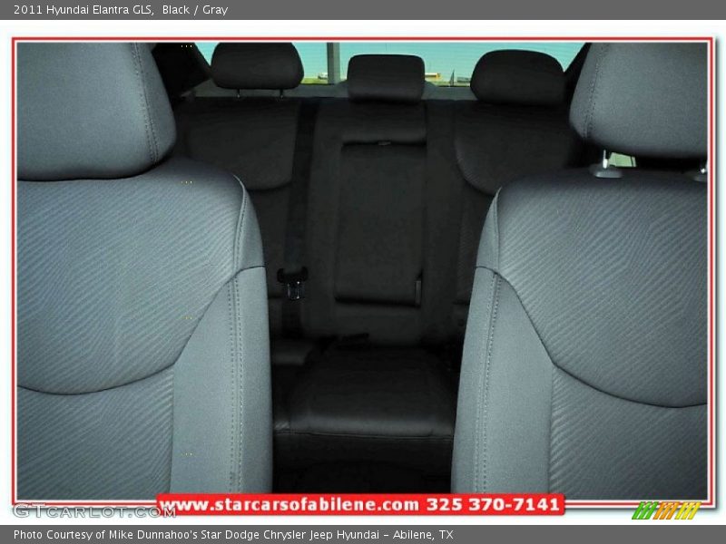 Black / Gray 2011 Hyundai Elantra GLS