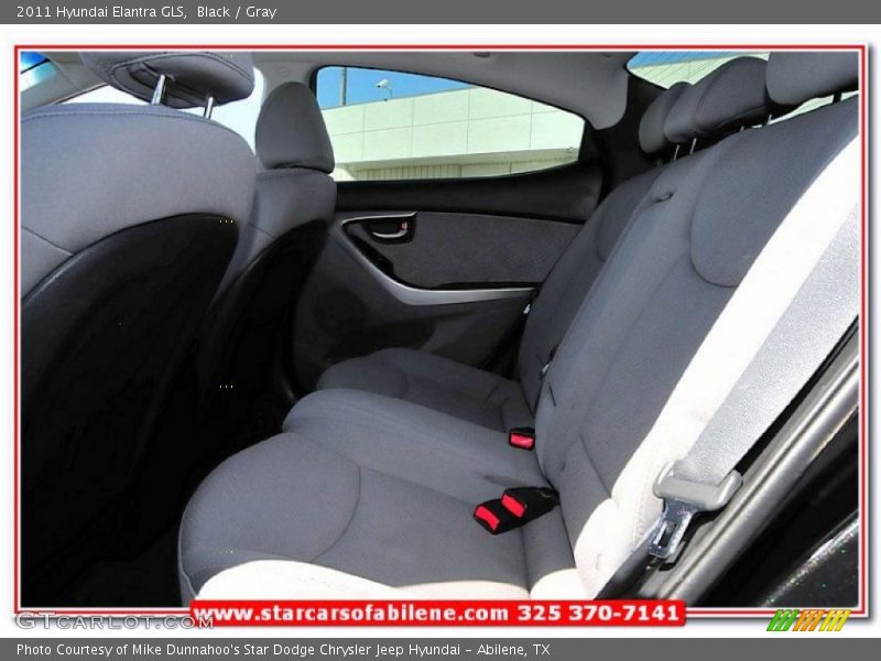 Black / Gray 2011 Hyundai Elantra GLS