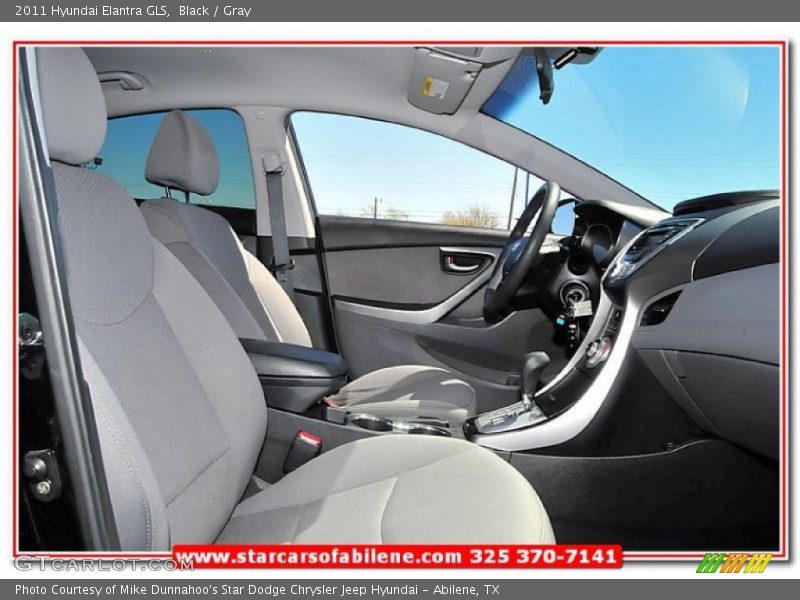 Black / Gray 2011 Hyundai Elantra GLS