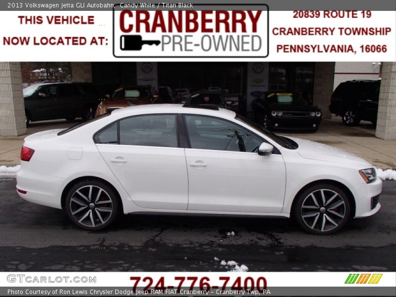 Candy White / Titan Black 2013 Volkswagen Jetta GLI Autobahn