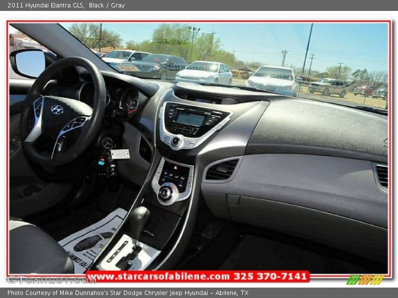 Black / Gray 2011 Hyundai Elantra GLS